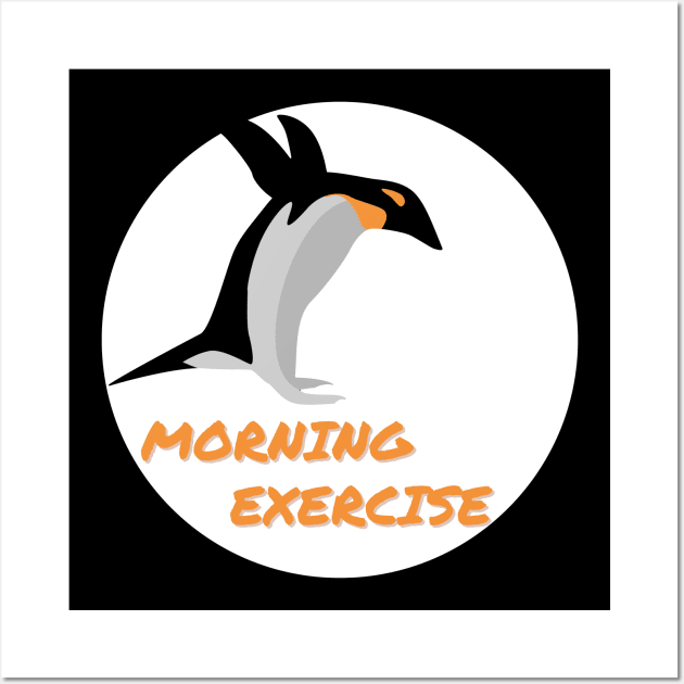 Fit Penguin Wall Art by Sleepy Time Tales